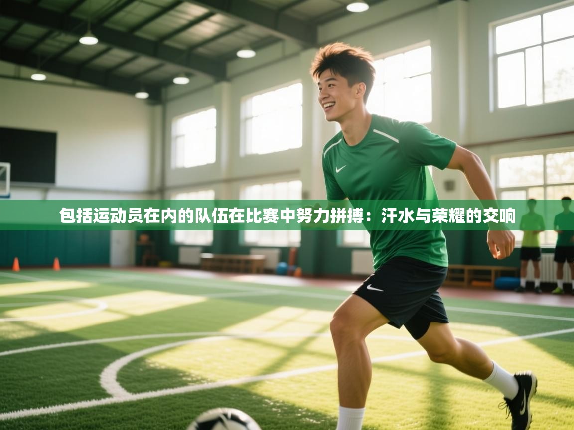 包括运动员在内的队伍在比赛中努力拼搏：汗水与荣耀的交响